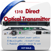 Transmisor óptico del módulo dual del CATV Transmisor análogo y digital de la TV